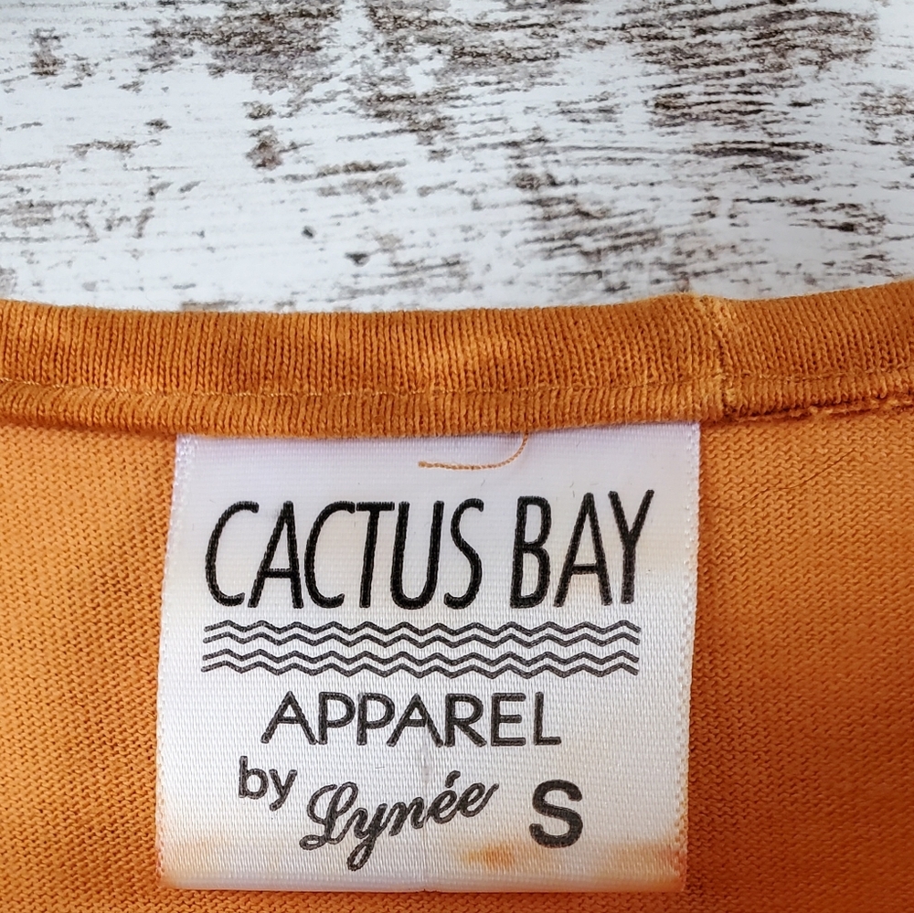 Vintage Cactus Bay Lynee Western Wildlife Cabin Tie Dye Cotton Maxi - Picture 5 of 14